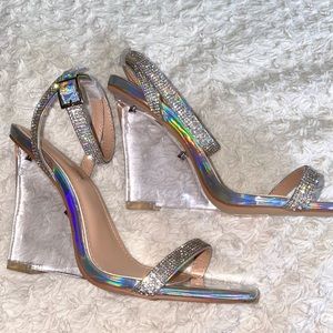 Clear Heel Wedges
